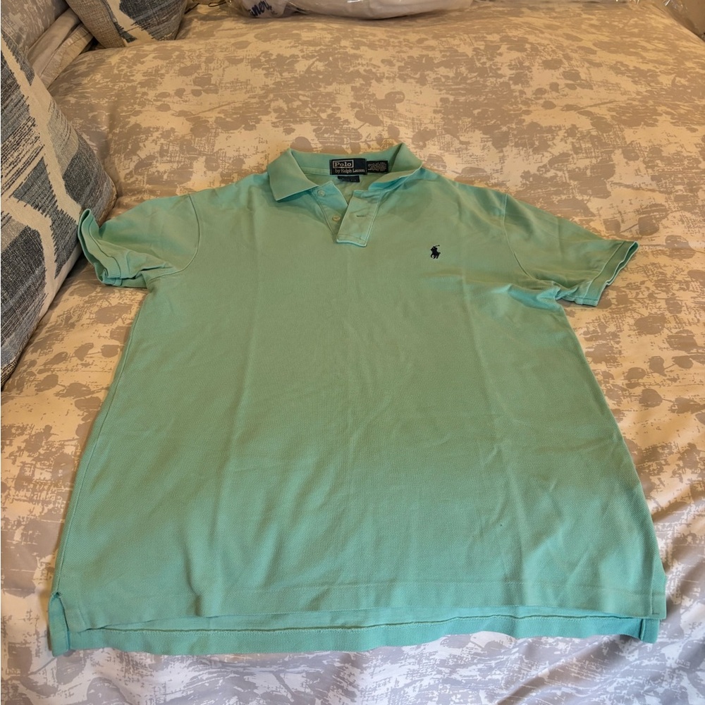 Ralph Lauren Mint Green Short-Sleeve Polo Shirt